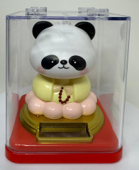 10cm Glückskatze (solarbetrieben) Winkekatze Panda