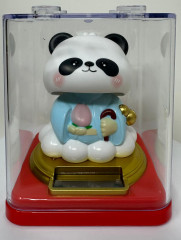 10cm Glückskatze (solarbetrieben) Winkekatze Panda