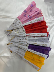 Fächer mit ver farbe Pailetten