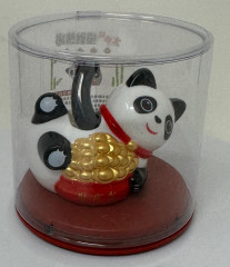10cm Glückspanda (solarbetrieben) Winkepanda Lucky Panda Maneki Neko