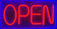 LED Open Schild für Bar Pub Hotel Café Restaurant (40x22cm )