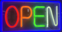 LED Open Schild für Bar Pub Hotel Café Restaurant (40x22cm )